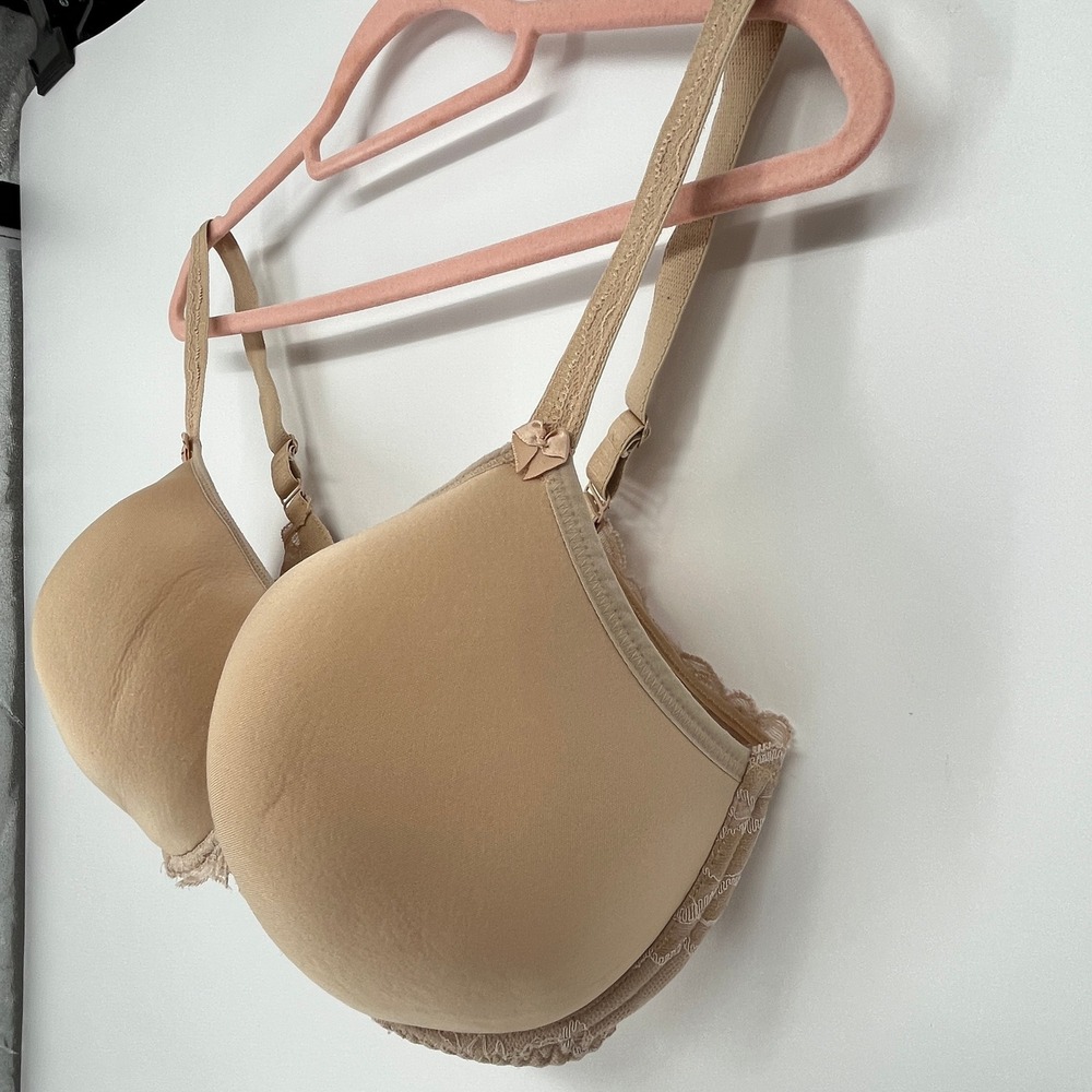 Fantasie Rebecca Lace Spacer T-Shirt Bra Sand Nude Underwire 34G UK 34I US - Picture 8 of 14